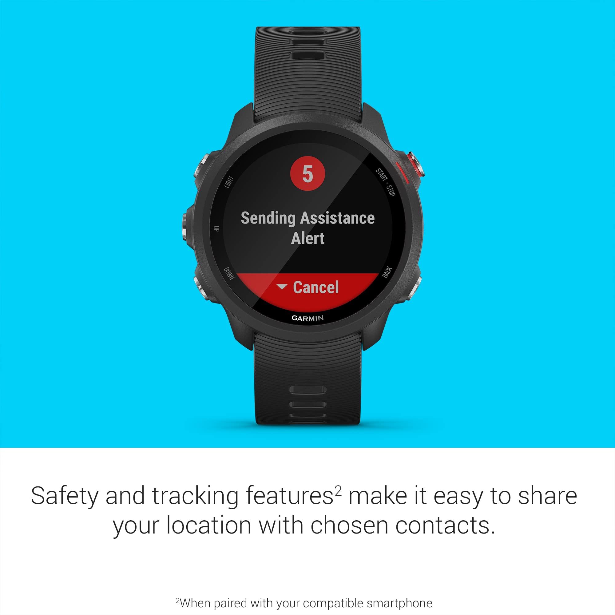 Garmin Garmin Forerunner 245 Music, GPS Running Smartwatch with Music and Advanced Dynamics, Black (Renewed)