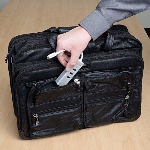 Tripp Lite Tripp Lite 3-Port USB-C to USB-A Portable Hub with Gigabit Ethernet Port (GbE), RJ45, USB 3.1 Gen 1 Type-C to Type-A, Aluminum (U460-003-3A1G)