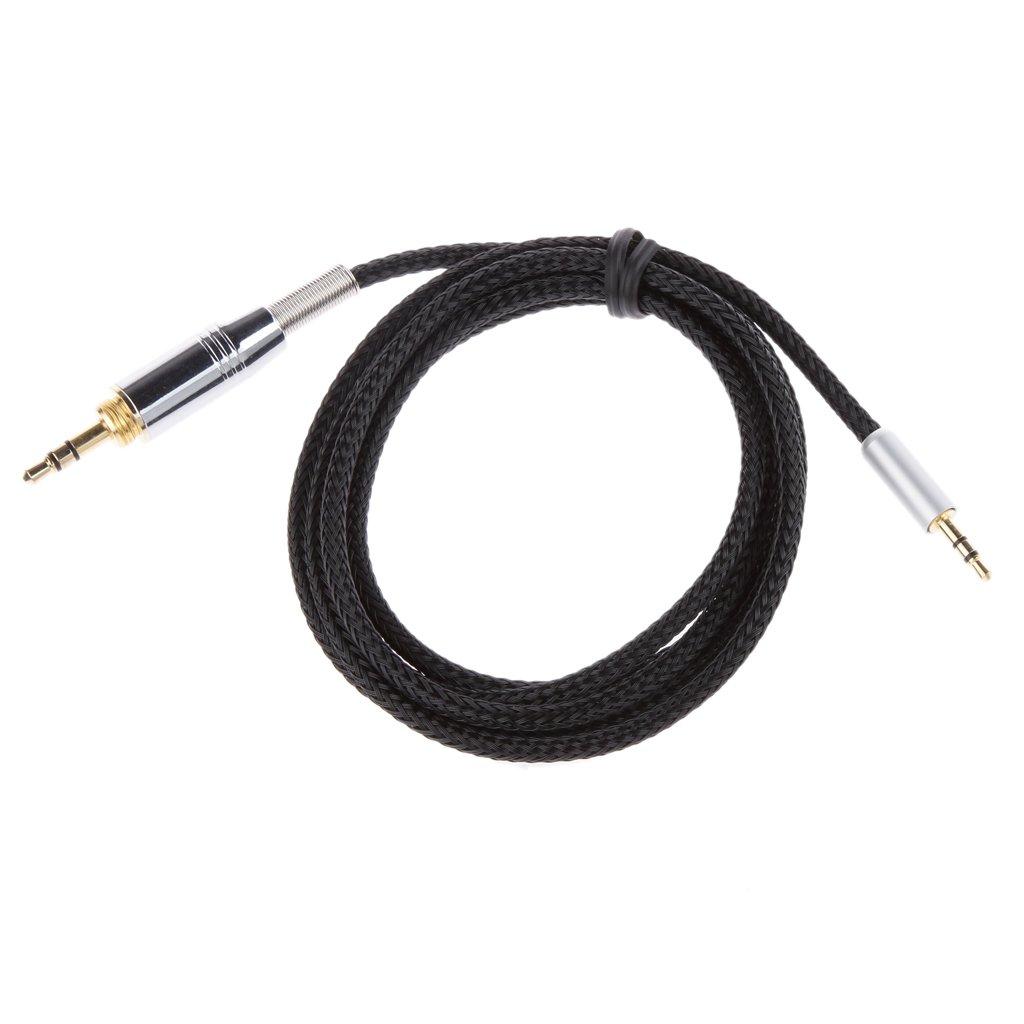 Tiuimk Tiuimk Replacement Cable for AKG Y45BT Y50 Y40 Y55 Headphones - 1.2m, 3.5mm/6.35mm to 2.5mm, Black