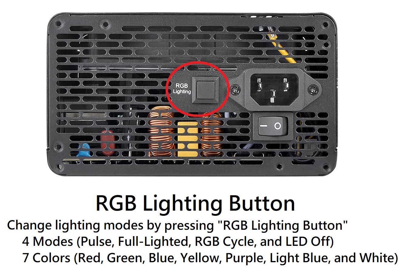 Thermaltake Thermaltake Toughpower GX1 RGB 600W Gold SLI/Crossfire Ready Continuous Power RGB LED ATX12V v2.4 / EPS v2.92 80 Plus Gold Certified 5 Year Warranty Non Modular Power Supply PS-TPD-0600NHFAGU-1
