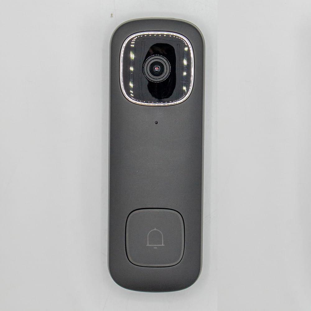 eSecure DH-DB6I 5MP Wired Video Doorbell Kit for Dahua, 2.4GHz and 5GHz Wi-Fi connectivity, Two-Way Talk, 2.2mm Wide Angle View, MicroSD Slot, Comes with Angle Brackets and Chime Kit