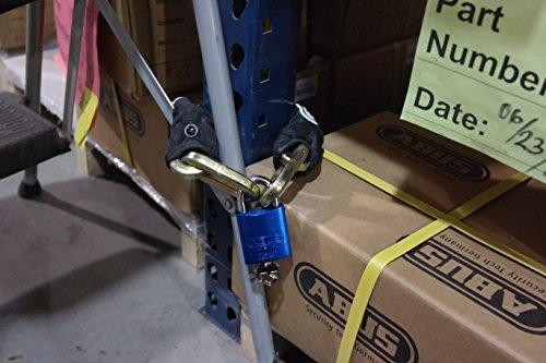 ABUS ABUS 83AL/45-300 S2 Schlage Rekeyable Padlock Aluminum Body Zero-Bitted, 1" Shackle, Blue