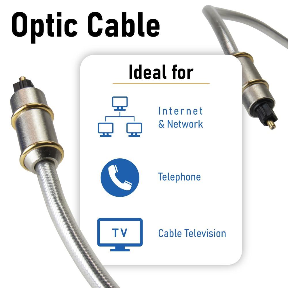 Skywalker Skywalker HQ Premium Optic Cable, 3-Feet