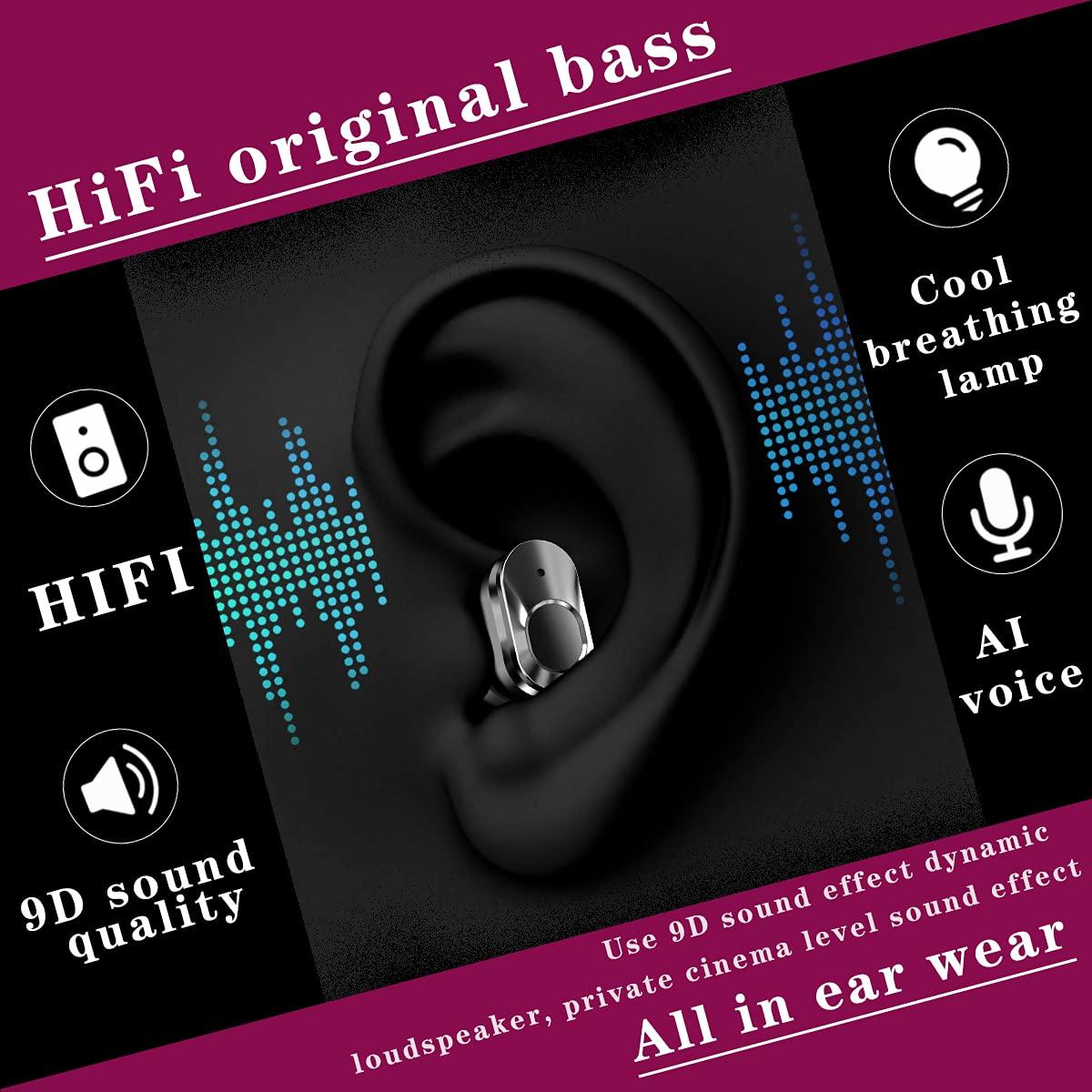 Desong Desong Smart Watch with Earbuds 3 in 1 Round Fitness Tracker 1.28inch Smartwatch for Men Answer/Make Call Speaker Recording Sleep Monitor Sports Smart Watch Long Time Standby