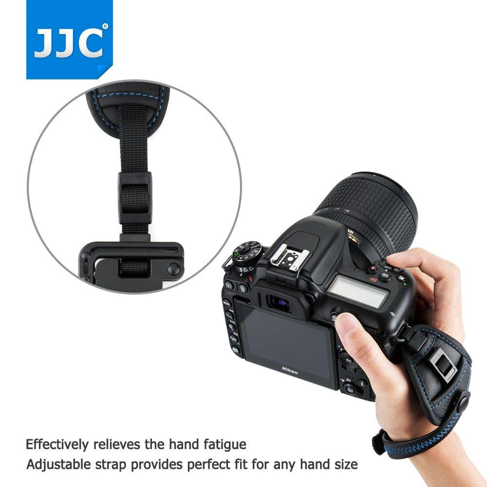 JJC JJC L Size Camera Hand Strap Grip Wrist Strap With Standing U Plate for Canon EOS 5DM4 5DM3 5DM2 5D 5Ds R 6DM2 6D 7DM2 7D 90D 80D 77D 70D SX70 SX60 Nikon Z50II D780 D850 D500 D750 D750 D810 D7500 P950