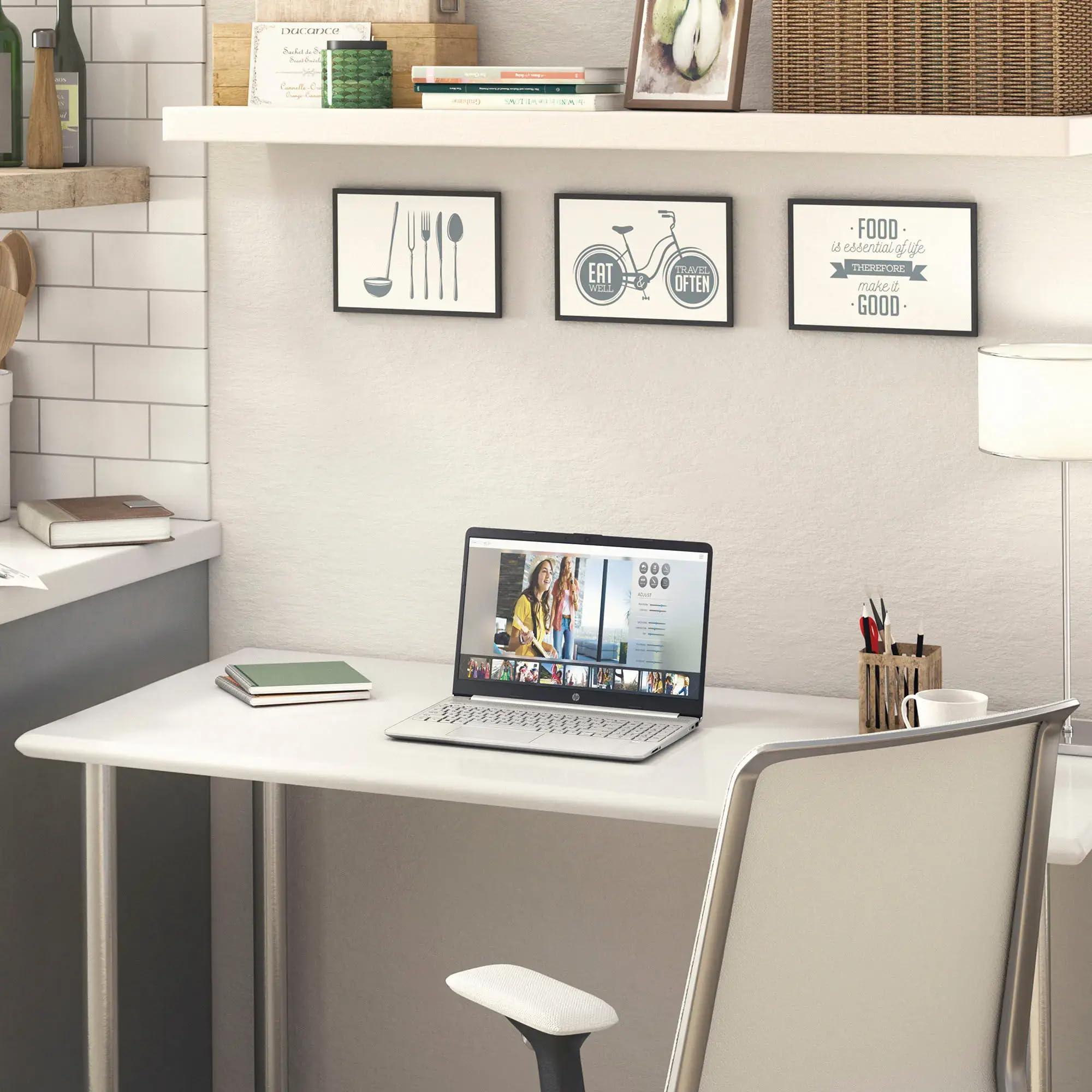 HP HP Newest Laptop 15.6 inch Touchscreen, Intel i3-1215U Processor, 32 GB DDR4 RAM, 1 TB SSD, Computer for Home Business Students, Silver, with Windows 11 Pro + Office Pro + Patented Mouse