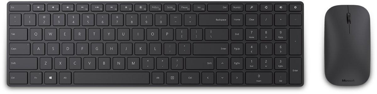 Microsoft Microsoft Designer Bluetooth Desktop Keyboard and Mouse - Black. Utra-Thin, Wireless, Bluetooth Keyboard and Mouse Combo. Works with Bluetooth Enabled PCs/Mac