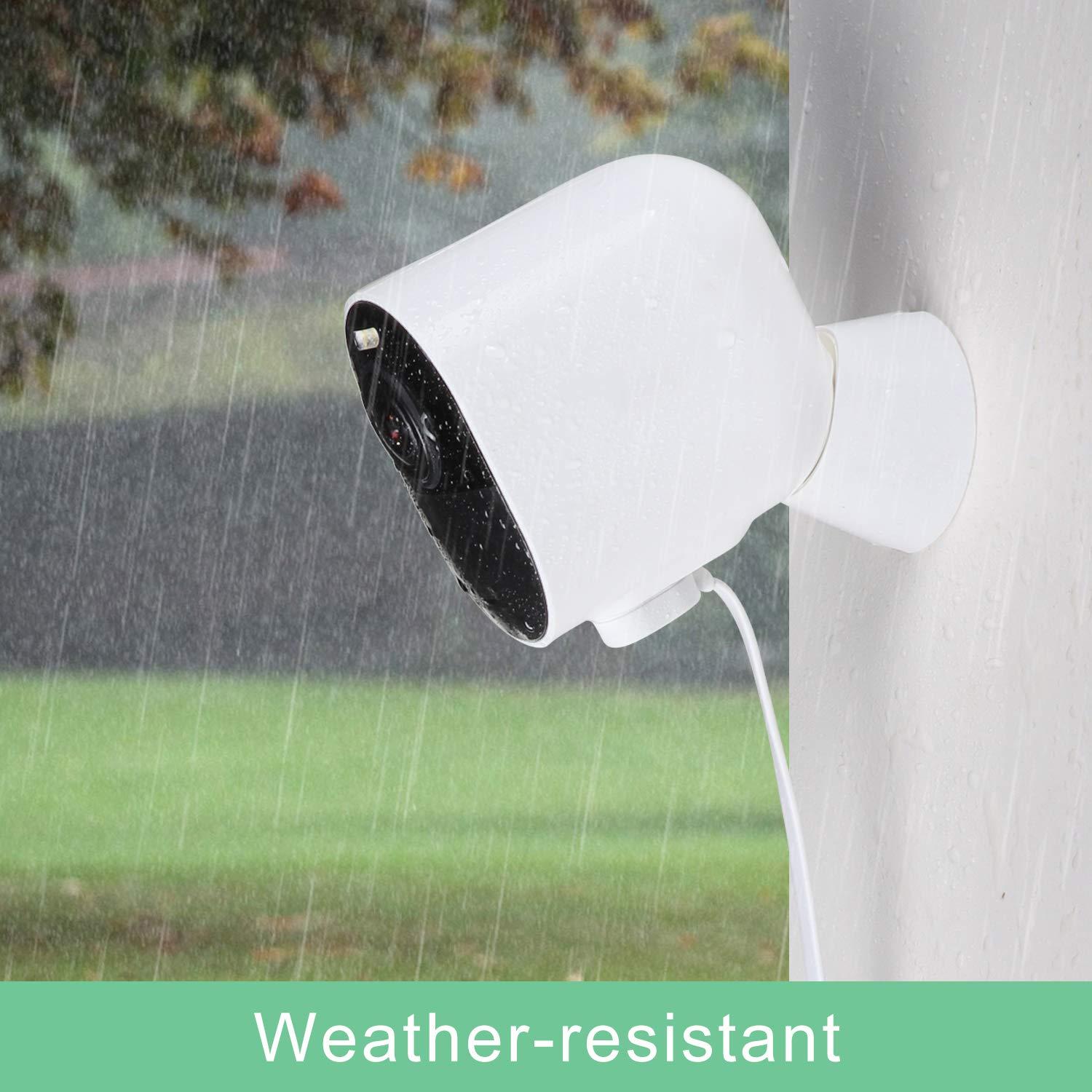 Uogw Uogw 3Pack 25FT Outdoor Magnetic Charging Cable for Arlo Pro 4/Arlo Ultra 2/Arlo Pro3/Arlo Ultra/Arlo Pro 5S 2K/Go 2 Camera,Power Adapter and Power Cable,Weatherproof Outdoor - (White)