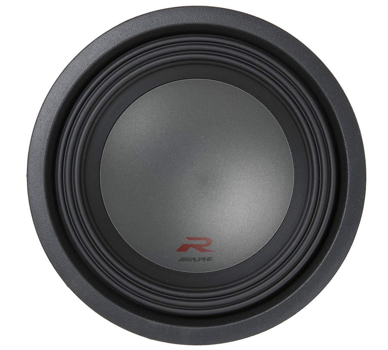 Alpine Alpine R-W10D4 10" Subwoofer R-Series Dual 4 Ohm 750 RMS Includes HA-A400.1 Mono Amp