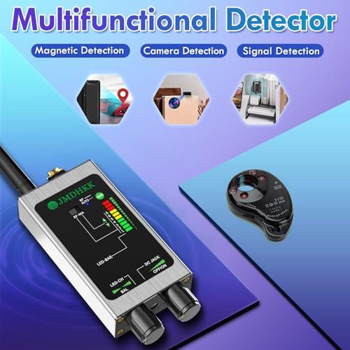 JMDHKK JMDHKK M8000 Hidden Camera Detector, Bug Detector,Camera Finder, Bugging Device Detector for Hotels, Travels, Vehicles, Offices, Public Fitting Rooms (Silver)