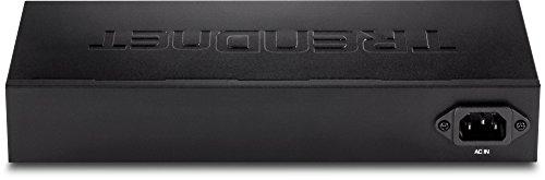 TRENDnet TRENDnet 10-Port Gigabit Web Smart Switch, 20 Gbps Switching Capacity, 8 x RJ-45 Ports, 2 x SFP, Slots, VLAN, QoS, LACP, IPv6 Support, Fanless, Rack Mountable, Lifetime Protection, TEG-082WS Black