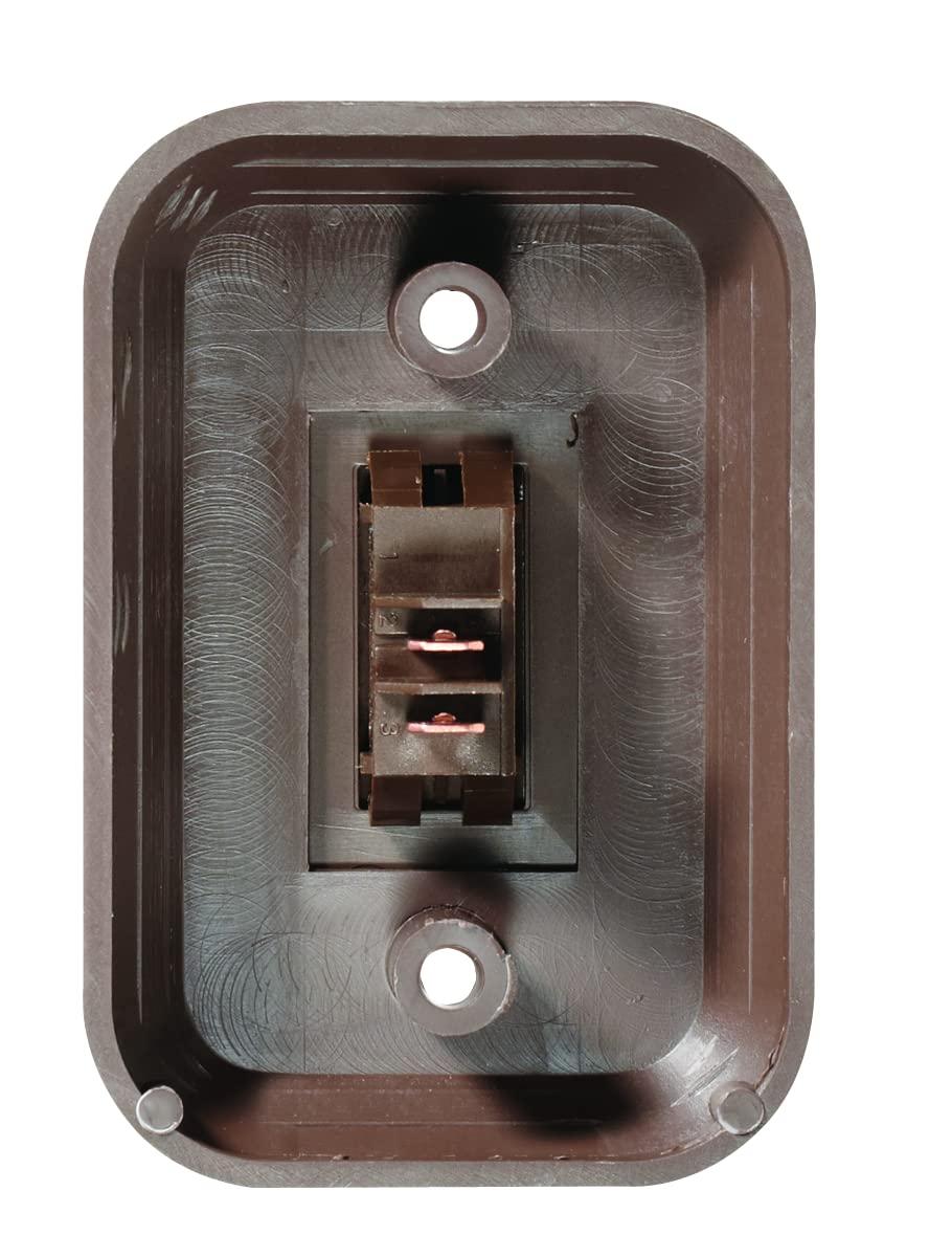 RV Designer RV Designer Collection S651 Wall Plate Switch Single On/Off, 3.53 inches x 2.39 inches