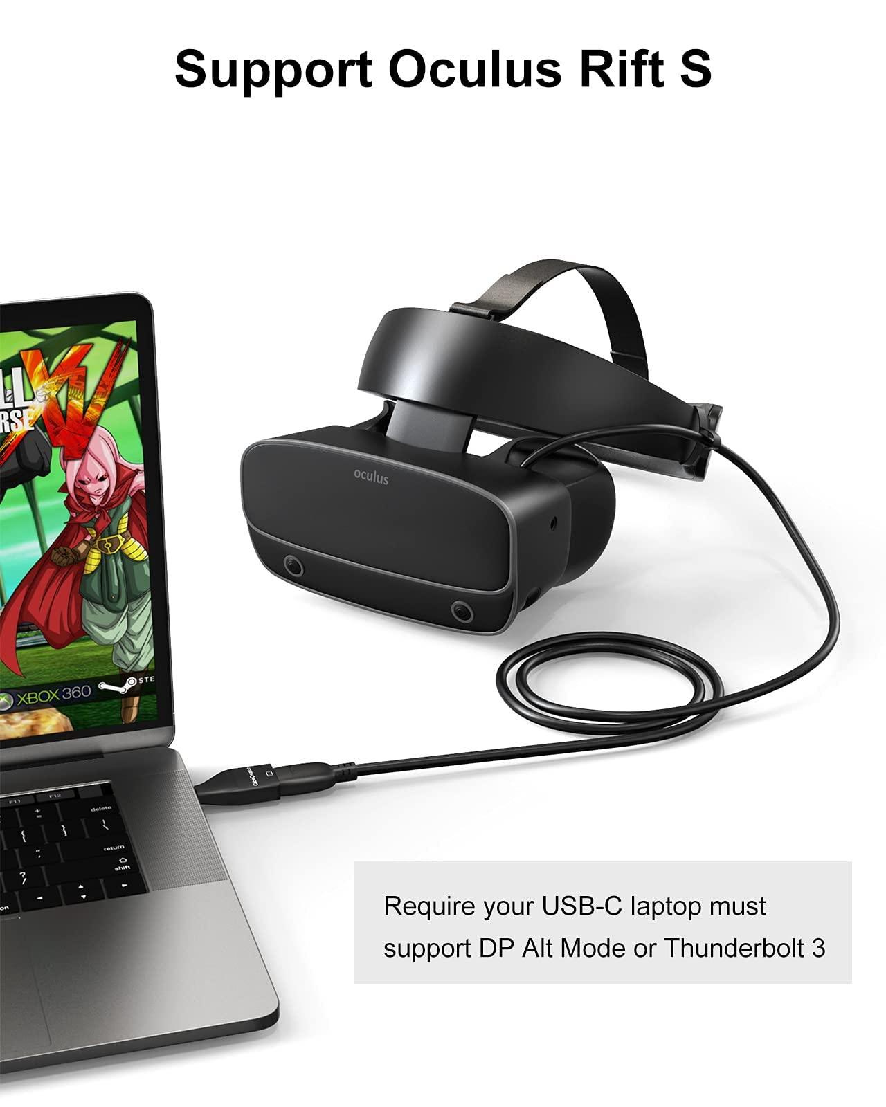 CableCreation CableCreation Mini-Size USB C to DisplayPort Adapter 4K@60Hz Bundle with USB-C to DisplayPort Converter 8K@60Hz HDR, Compatible for MacBook/Pro/Air, iPad Pro 2020, Galaxy S21/ S20, LG V30