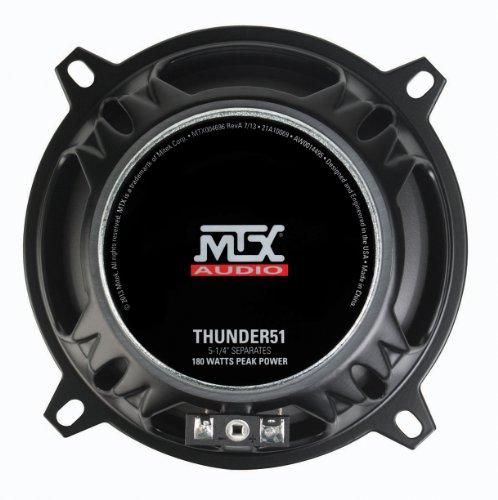 MTX MTX Audio THUNDER51 90-Watt RMS 2- Way Component Speakers Pair, 5.25 inch