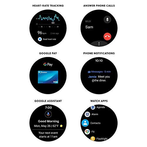 Fossil Fossil 44mm Gen 5 Carlyle Stainless Steel Touchscreen Smart Watch with Heart Rate, Color: Smoke (Model: FTW4024)