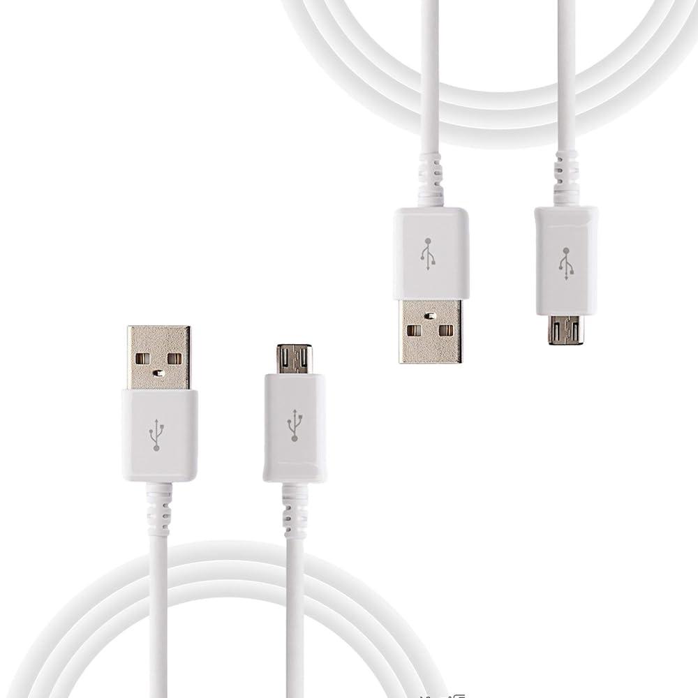 Works for XT1030 Full Power 5A Charging MicroUSB Works with Motorola XT1030 2.0 Data Cable\'s Dual Chipset Charges at Rapid Speeds Easily! (White)