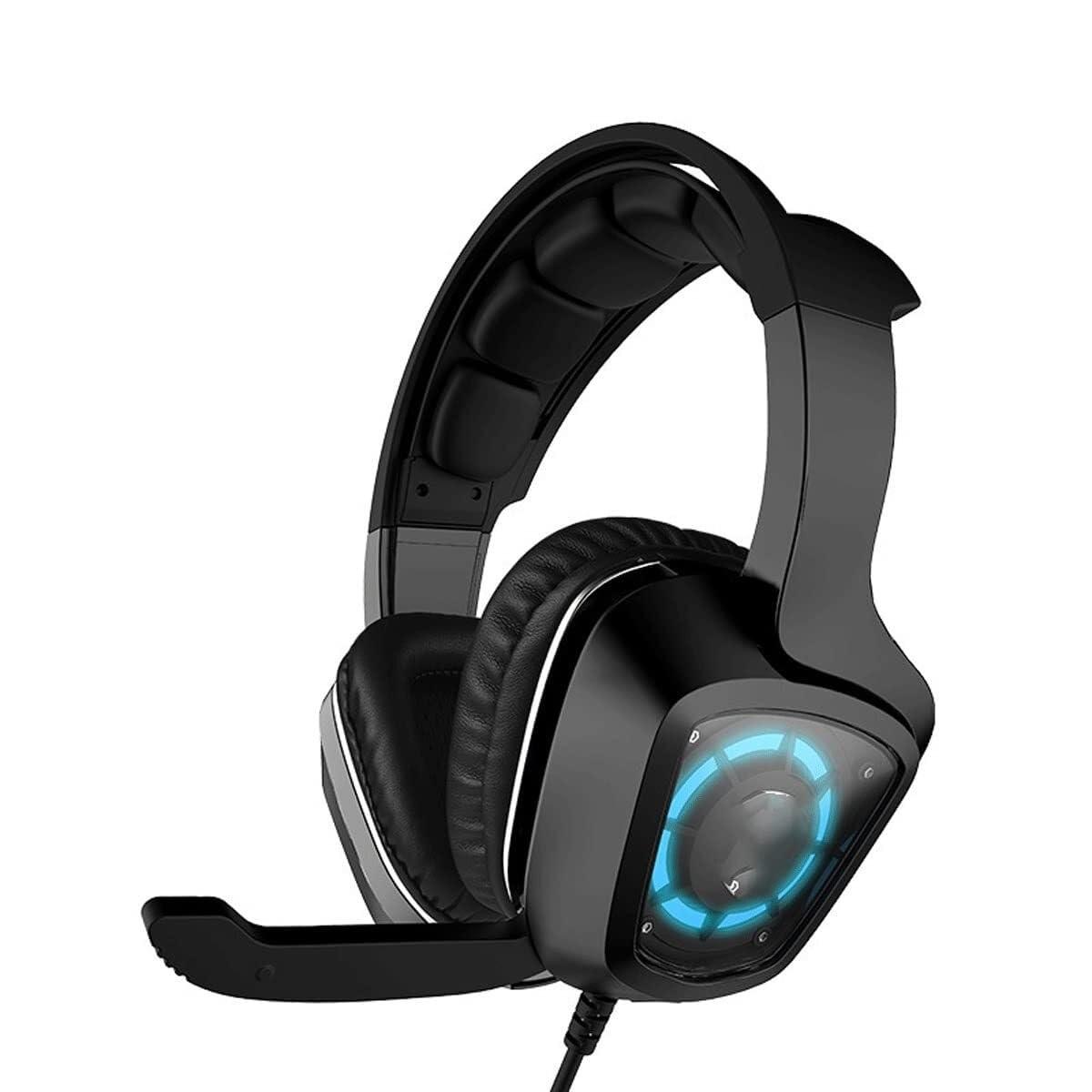 PiMex PiMex High-end USB PS4 Headset, 7.1 Surround Sound PC Gaming Headset with Cable and Noise Cancelling Mic Headphones for Laptops, Computer,with RGB Light (Color : B)
