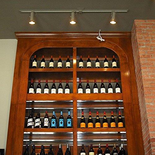 WAC Lighting WAC Lighting L Track 6FT Single Circuit Field Cuttable 120V Track for L Style 2-Wire Track Fixtures with 2 Endcaps in Brushed Nickel