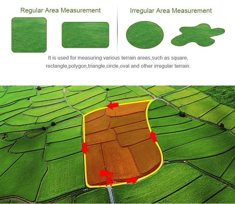 DirectNine Basics DirectNine Basics Land Surveying Equipment, Handheld GPS Land Meter, Professional GNSS Receiver Surveryor Tool with Color Screen for Slope Distance/Area Measurement