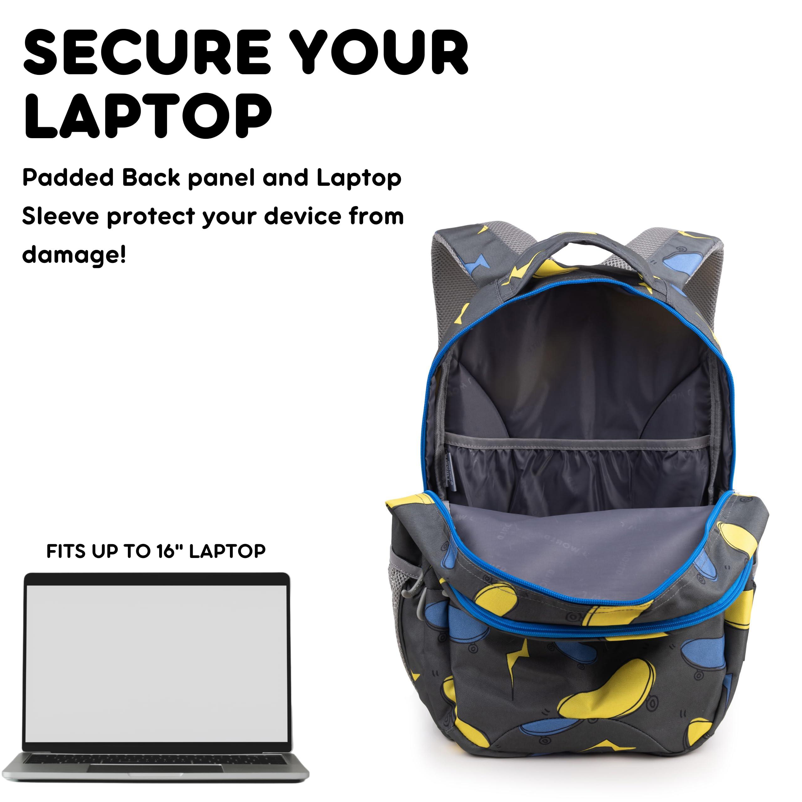 J World New York J World New York Cornelia School Backpack for Kids. Cute Womens Laptop Bookbag, Liteboard, One Size