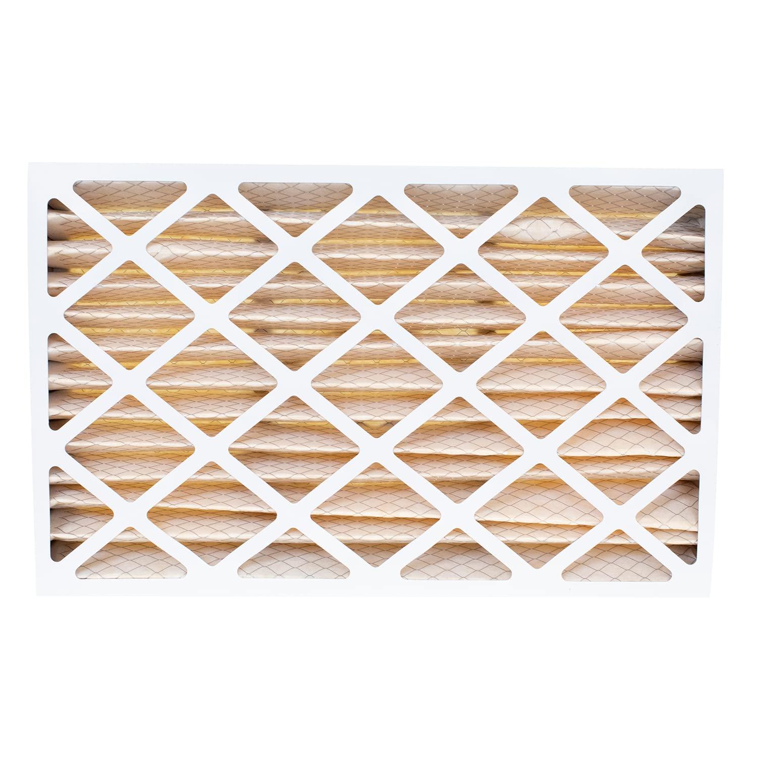 Filterbuy Filterbuy 20x25x5 Air Filter MERV 11 Allergen Defense (2-Pack), Pleated HVAC AC Furnace Air Filters for Honeywell FC100A1037, Lennox X6673, Carrier, and More (Actual Size: 19.88 x 24.75 x 4.38 Inches)