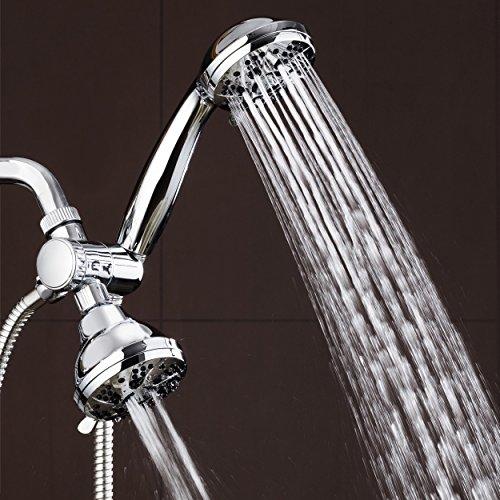 AquaDance AquaDance Total Chrome High Pressure 3-way 48-setting Rain – Handheld Shower Head Combo – Angle Adjustable, Anti-Clog Jets, Tool-Free Installation - USA Standard Certified – Top U.S. Brand