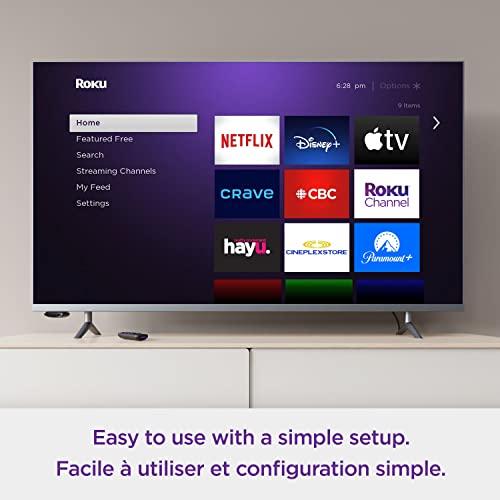 Roku Roku Express 4K 2022 | Streaming Media Player HD/4K/HDR with Smooth Wireless Streaming and Roku Simple Remote with TV Controls, Includes Premium HDMI Cable