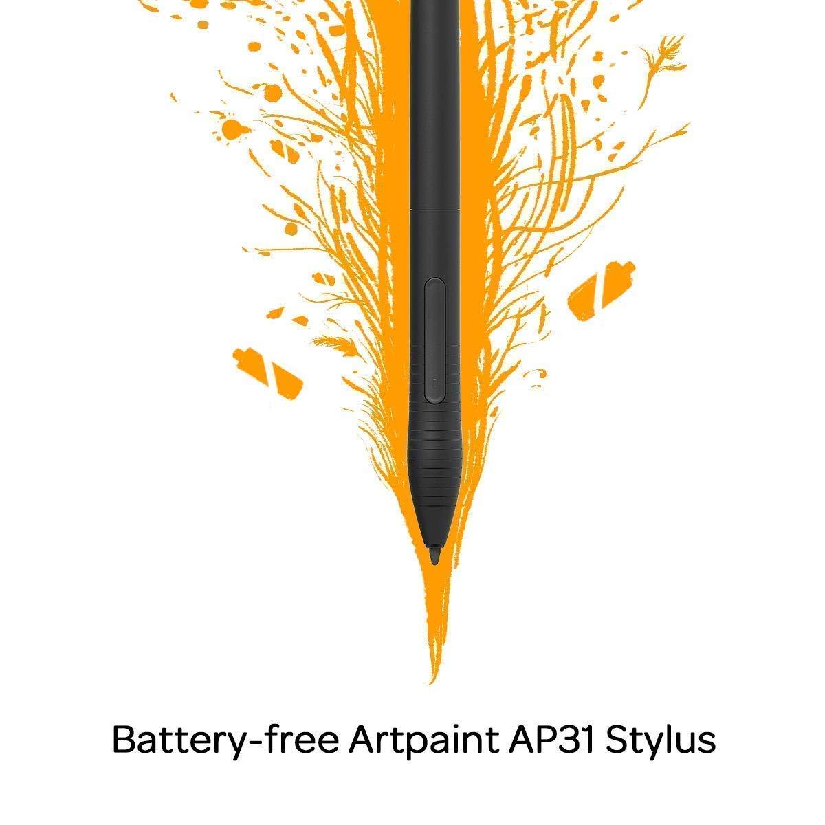 GAOMON GAOMON M10K 2018 Drawing Tablet & Nibs for AP31 Passive Pen Only