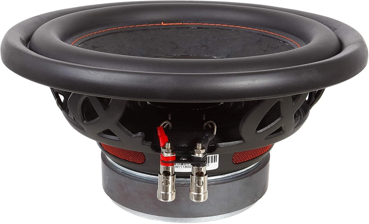 Alphasonik Alphasonik HSW210 Hyper 200 Series 10 900 Watts Max / 300 Watts RMS Single 4 Ohm Car Subwoofer Stamped Alpha Steel Basket with High Grade Magnet Non Pressed Paper Cone Audio Speaker Bass Sub Woofer