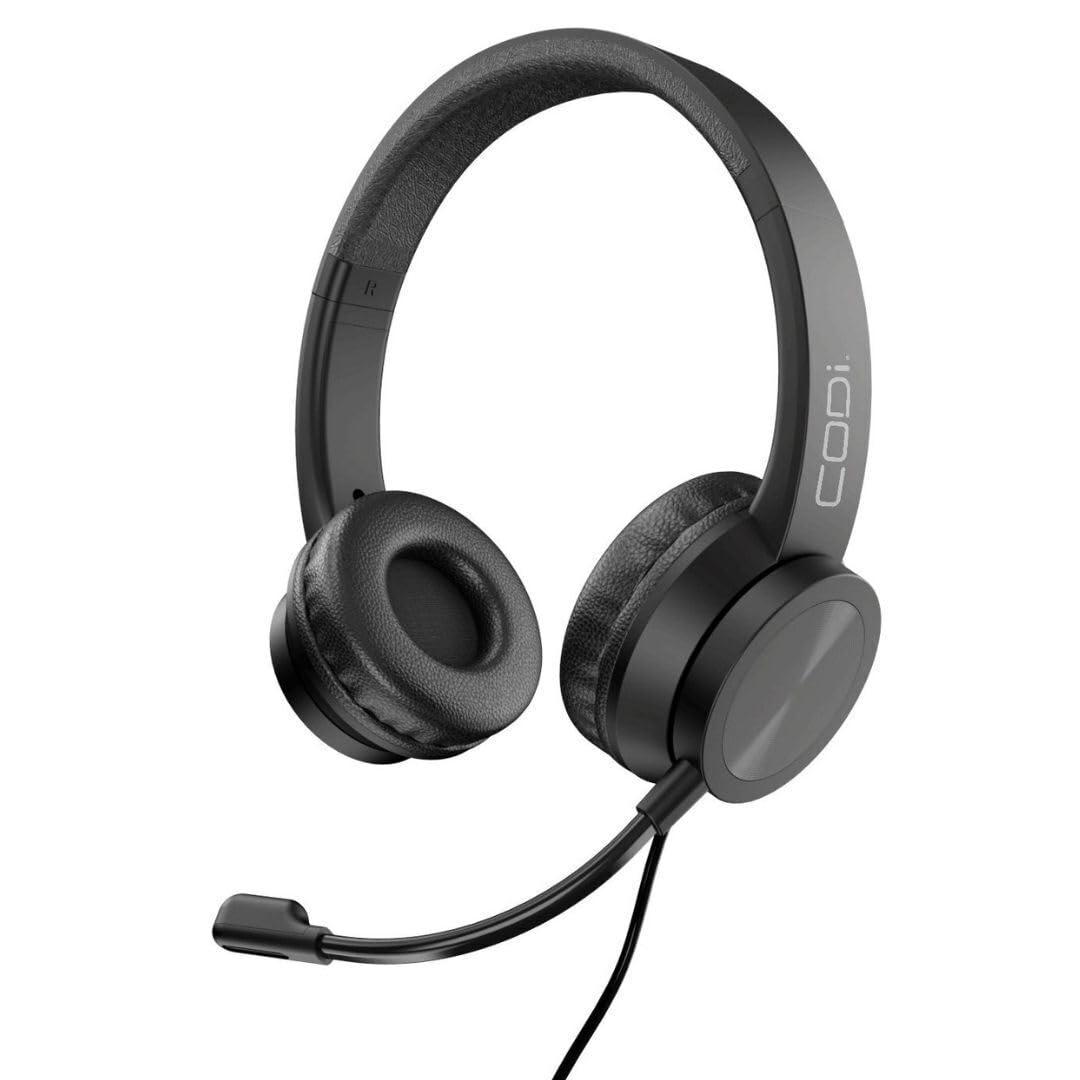 CODi CODi Noise-Cancelling USB-A Headset w/Boom Microphone