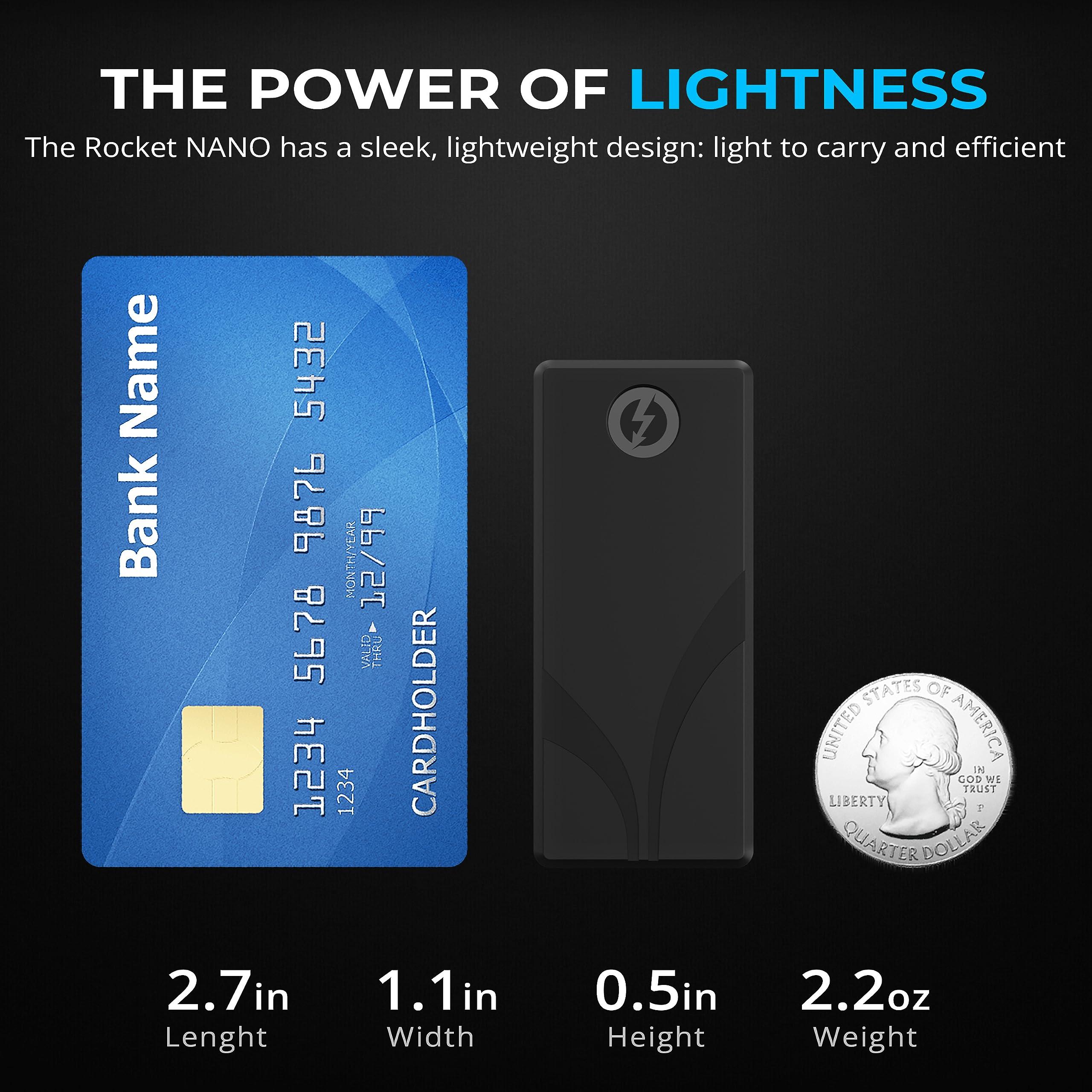 SABRENT SABRENT 1TB Rocket Nano XTRM External SSD, USB 3.2 / Thunderbolt 3, Speeds Up to 2700MBps (SB-XTMN-1TB)