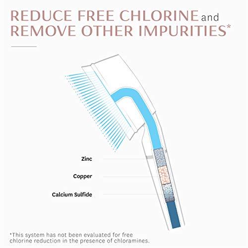 T3 Micro T3 Source Hand-Held Showerhead | Adjustable Hand Held Chrome Shower Head with Chlorine Filter | Mineral Filter Reduces Free Chlorine and Hydrogen Sulfide