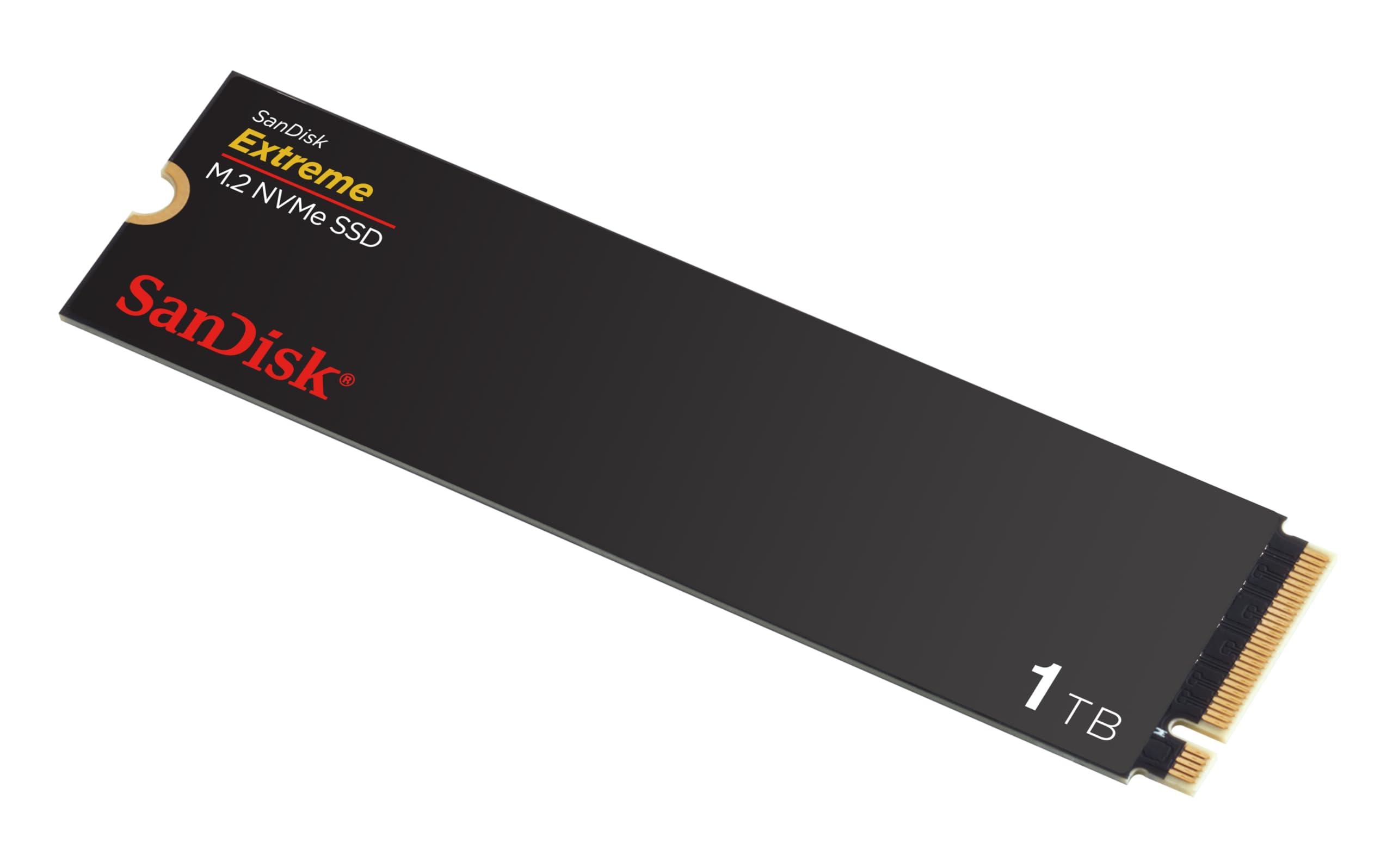 SanDisk SanDisk 1TB Extreme M.2 NVMe SSD - PCIe Gen 4.0, Up to 5,150 MB/s - Internal Solid State Drive - SDSSDX3N-1T00-G26