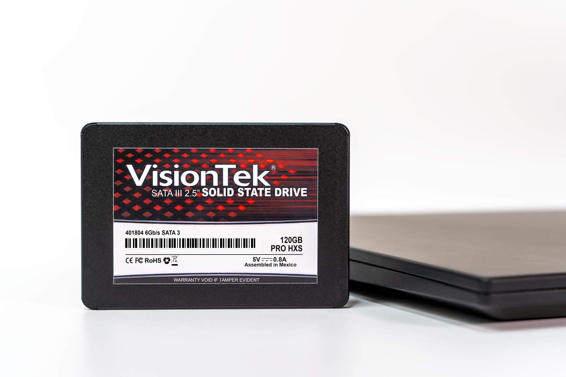 VisionTek VisionTek PRO HXS 7mm 2.5 Inch SATA III SSD - 120GB - Desktops, Laptops, Mac Systems
