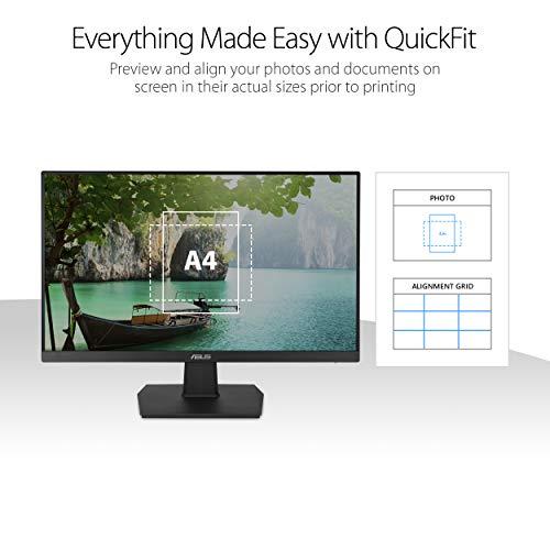 ASUS ASUS VA27EHE 27” Eye Care Monitor Full HD (1920 x 1080) IPS 75Hz Adaptive-Sync HDMI D-Sub Frameless,Black