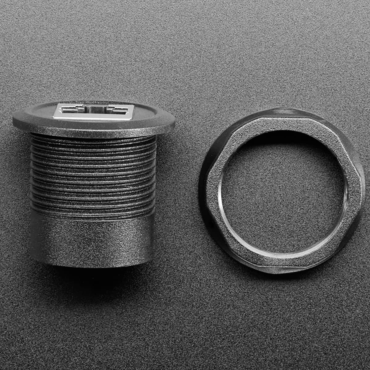 Adafruit RJ-45 Ethernet Round Panel Mount Adapter Plug 4130 by Adafruit