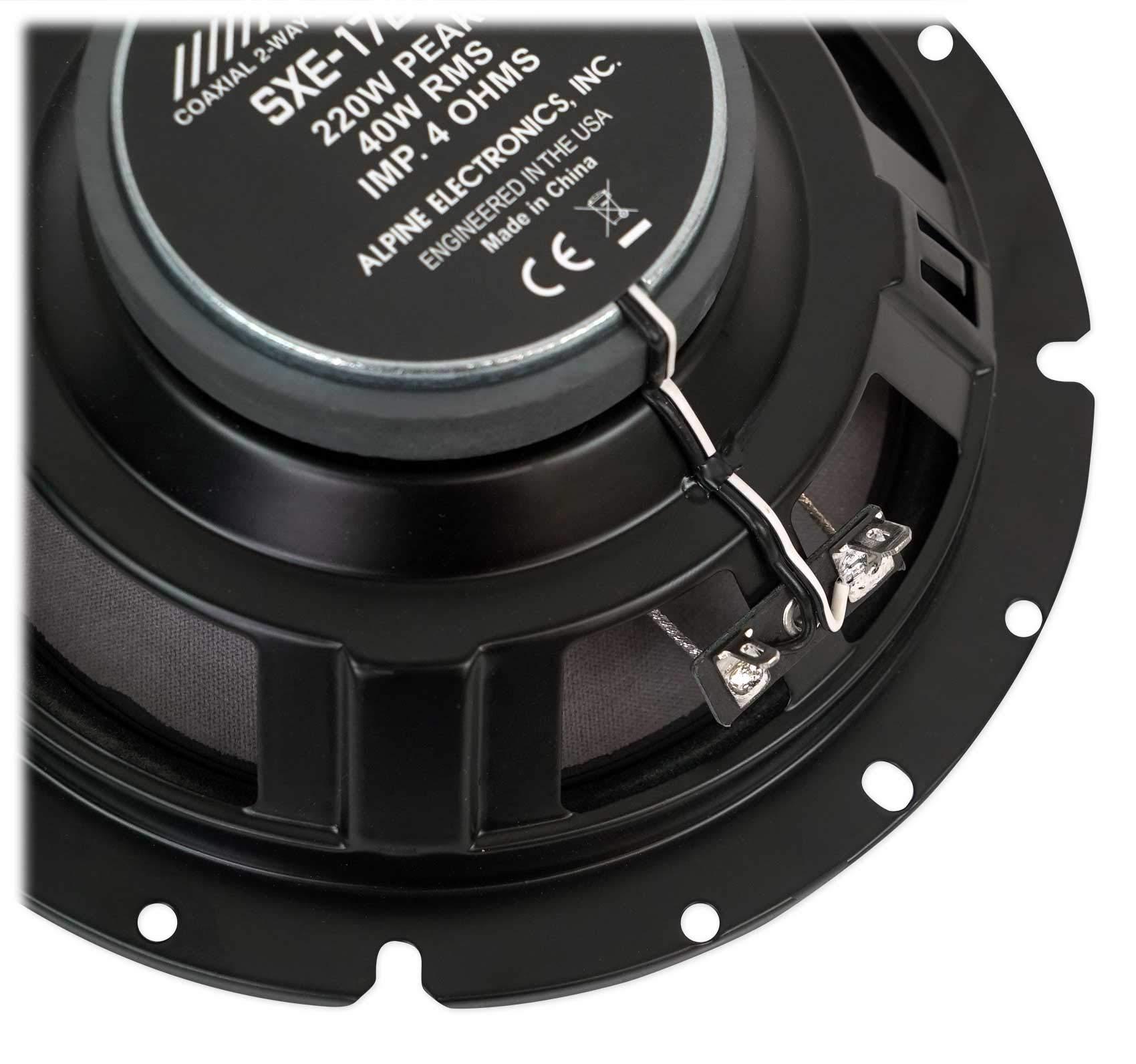 Alpine Alpine 2-Pairs SXE-1726S 6.5\" Coax Speakers