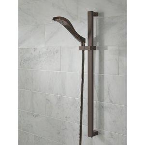 DELTA FAUCET Delta Faucet Dryden Single-Spray Touch-Clean Wall-Mount Slide Bar Hand Held Shower with Hose, Venetian Bronze 57051-RB