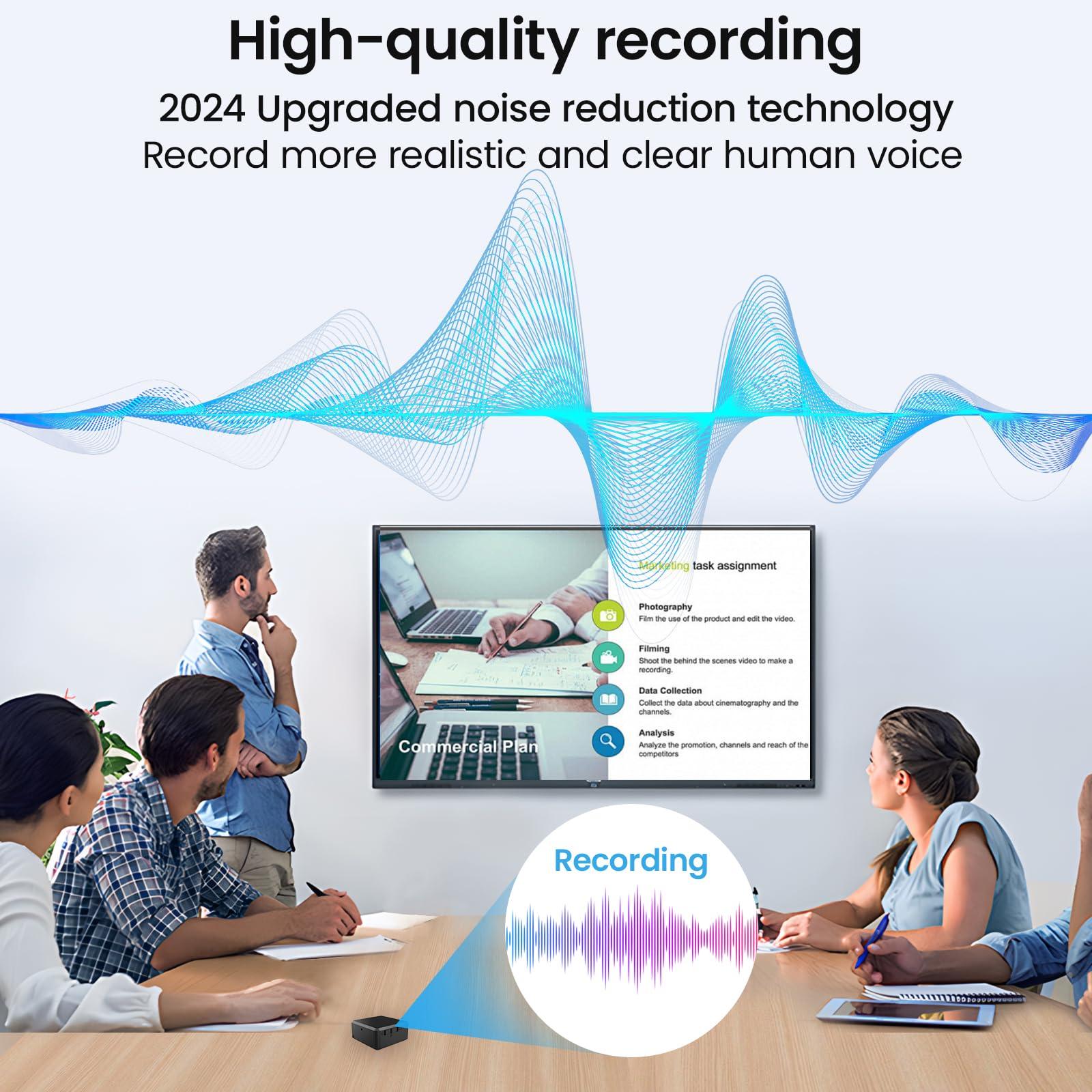 UYYIYY Voice Recorder - 64GB Listening Devices - Voice Activated Recorder, Mini Voice Recorder, Audio Recorder for Car,Meetings,Lecture,Interview