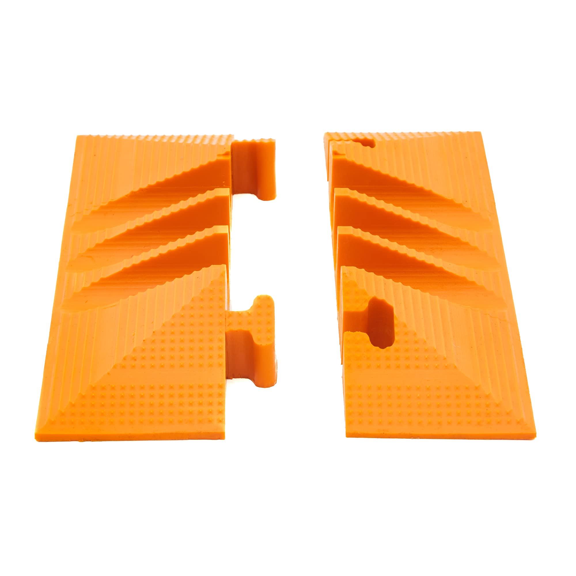 Elasco Products End Caps for Elasco MightyGuard 2" Three-Channel Cable Protectors