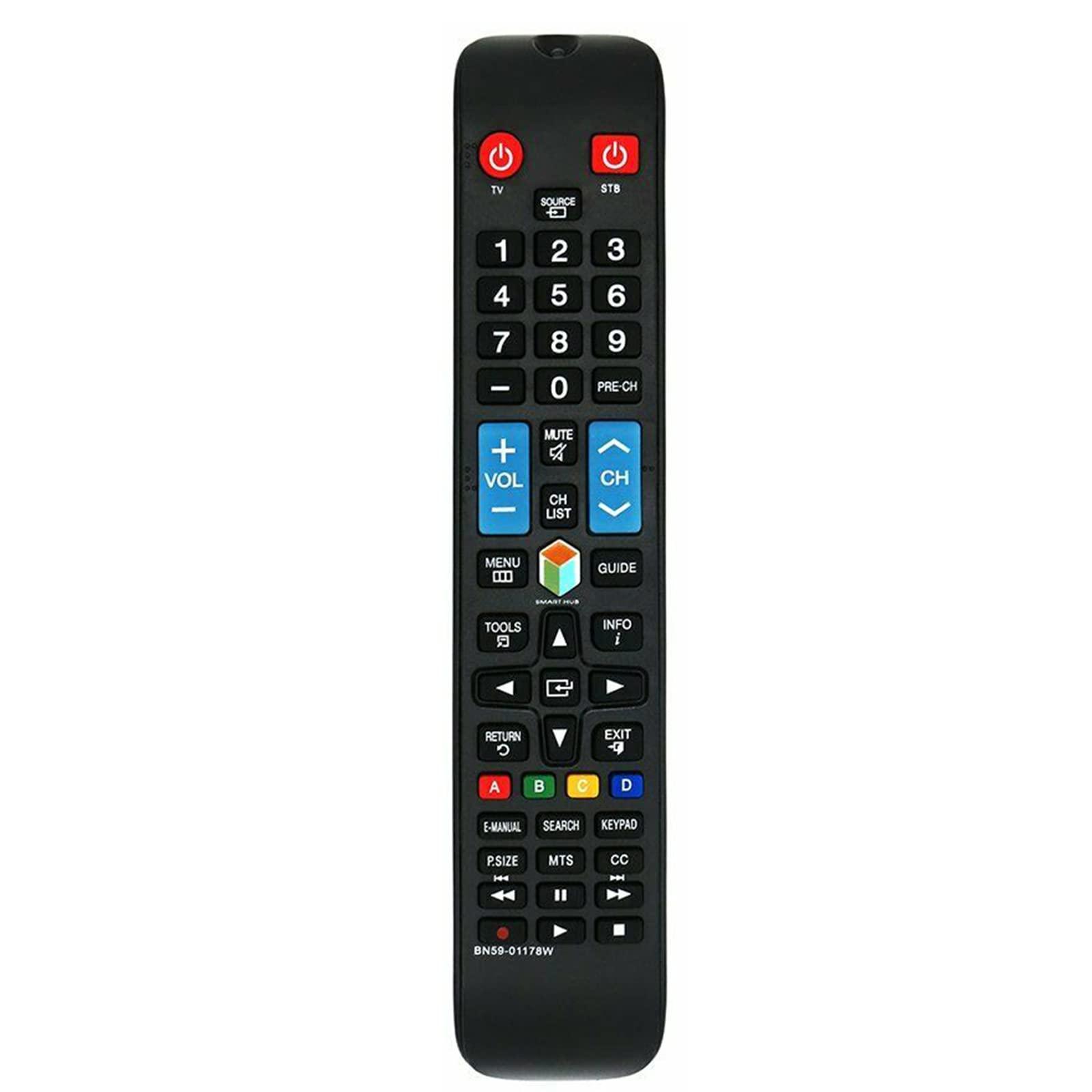 PERFASCIN PerFascin Replacement TV Remote Control BN59-01178W fit for Samsung Smart TV UN28H4500AF UN32H5201AF UN32H5203AF UN40H5201AF UN40H5203AF UN40H6203AF UN46H6201AF UN46H6203AF