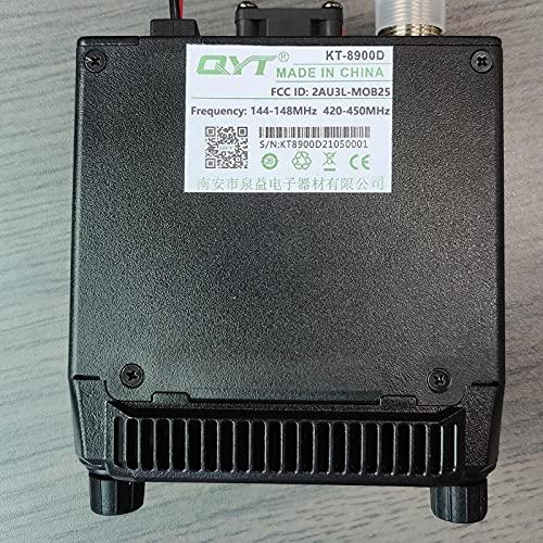 QYT QYT KT-8900D Mobile Transceiver 25W VHF 144-148MHz UHF 420-450MHz Dual Band Quad Standby Mini Car Radio