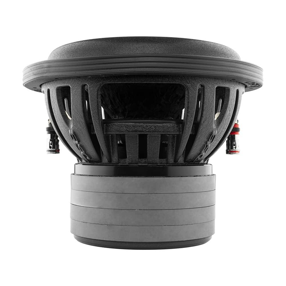 DS18 DS18 ZXI8.2D High Excursion 8" Car Audio Subwoofer 1200W Watts DVC 2-Ohms Quad Stacked Magnets. High Performance Bass for Vehicle Stereo Sound System (1 Subwoofer)