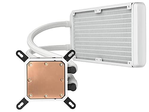 Enermax Enermax Liqmax III 240 White A-RGB AIO CPU Liquid Cooler - 240mm Radiator, 120mm ARGB PWM Fan, for Intel LGA1700/AMD AM5, 5 Year Warranty