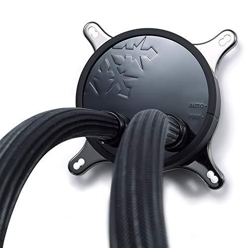 Fractal Design Fractal Design Celsius S36-360 mm Radiator Silent Liquid CPU Cooler PWM Intelligent Controls 3X Fractal Design Dynamic X2 PWM GP-12 120 mm Silent Fans Included 1/4 Inch Fitting Blackout