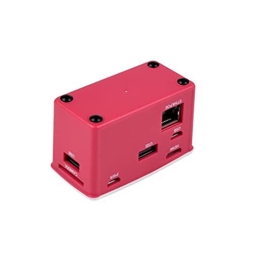Coolwell Coolwell PoE Ethernet/USB HUB Box Compatible with Raspberry Pi Zero Series, with PoE/ETH/USB HUB HAT Inside, 802.3af-Compliant, Includes 3X USB 2.0 Ports