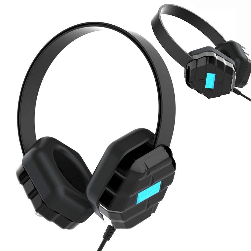 Gumdrop Cases Gumdrop DropTech B1 On-Ear Headphone. Designed for K-12 Students, Teachers and Classrooms Drop Tested, Rugged and Reliable for an Enhanced Educational Learning Experience. Color Black