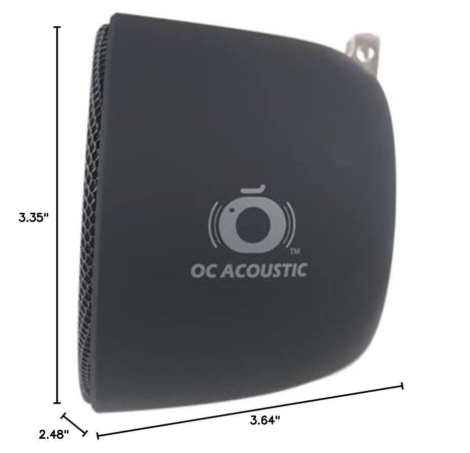 OC Acoustic OC Acoustic Newport Plug-in Outlet Wireless Bluetooth Speaker with Built-in USB Type-A Charging (Black)