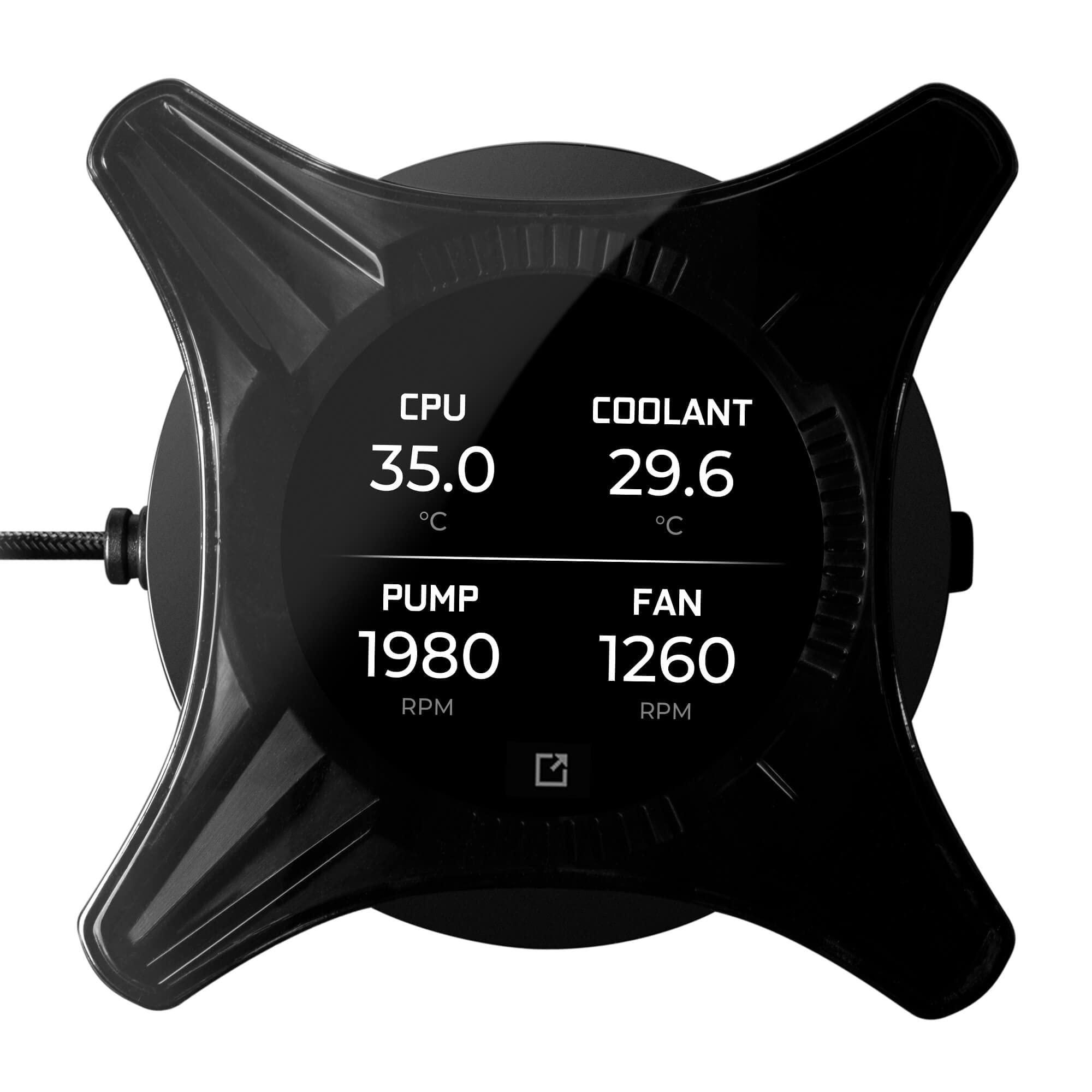 EVGA EVGA CLCx 280mm All-in-One LCD CPU Liquid Cooler, 2X 140mm PWM ARGB Fans, Intel, AMD, 5 YR Warranty, 400-HY-CX28-V1