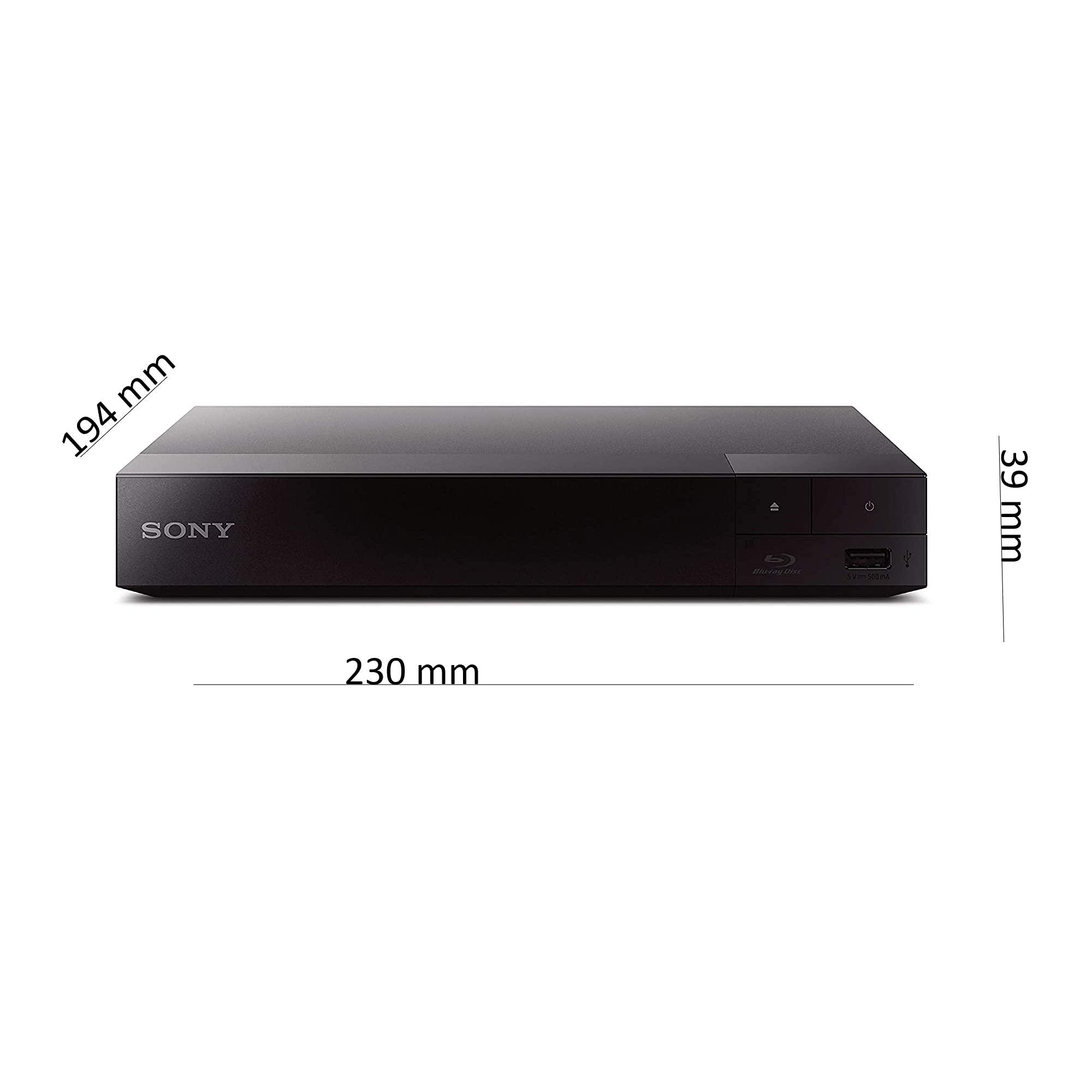 Sony Sony BDP-BX370 Blu-ray Disc Player with Built-in Wi-Fi and HDMI Cable with Ultra USB Flash Drive 64GB
